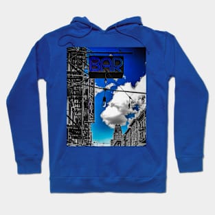 Lower Manhattan Street Buildings New York City Hoodie